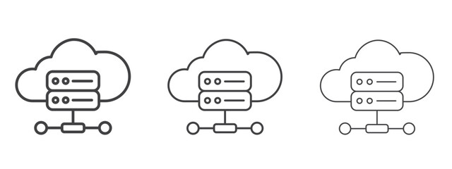 Hosting icon design, suitable for web, infographics, interface and apps.