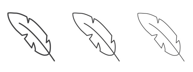 Feather icon design, suitable for web, infographics, interface and apps.