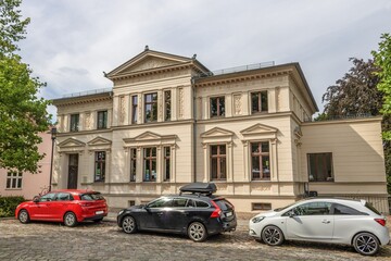 templin, deutschland - haus der jugend und der kunst