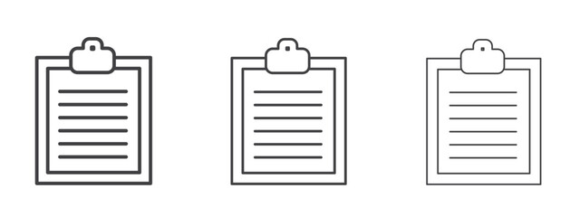 Clipboard icon design, suitable for web, infographics, interface and apps.