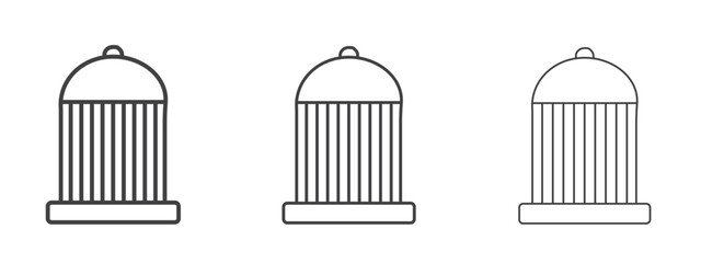 Bird cage icon design, suitable for web, infographics, interface and apps.