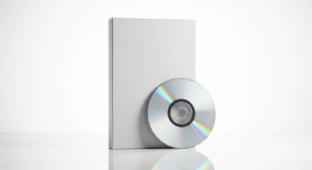 Blank CD and Case Mockup: Data Storage and Media