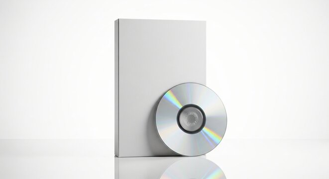 Blank CD and Case Mockup: Data Storage and Media