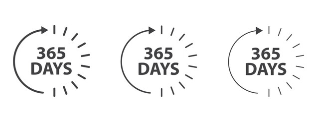365 day icon design, suitable for web, infographics, interface and apps.
