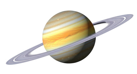 Isolated Saturn © Luca