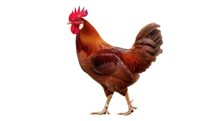 Isolated Rooster
