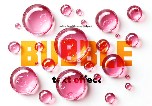 Droplets Text Effect