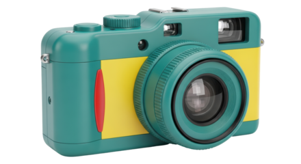Isolated Retro Toy Camera