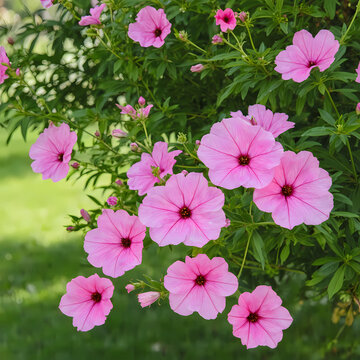 pink flowers in the garden