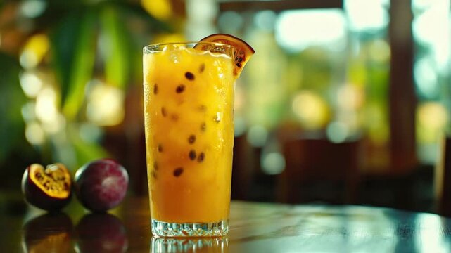 jugo de maracuy&aacute; colombian beverage orbit video