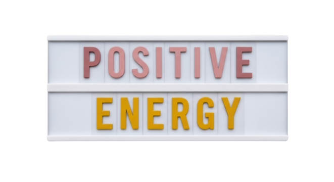 Isolated Sign with Positive Energy Message