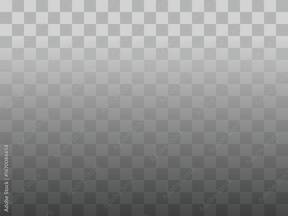Poster transparent grid background. vertical gradient shadow. checkered pattern design. black to grey fade.