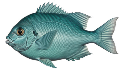 Isolated Silver Fish