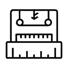 Ice Cream Weight Vector Illustration