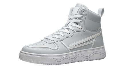 Isolated High-Top Sneaker