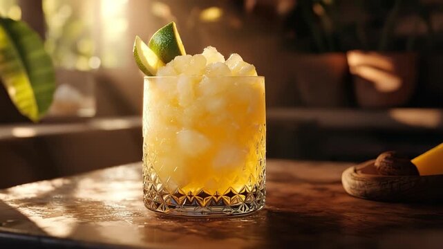 traditional lulada drink, cali beverage, columbian cocktail, orbit video