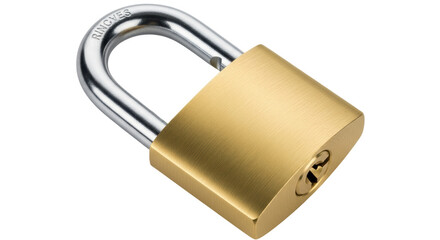 Isolated Padlock