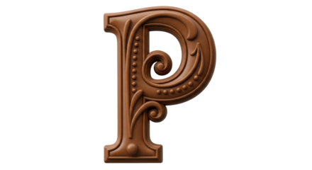 Isolated Letter P