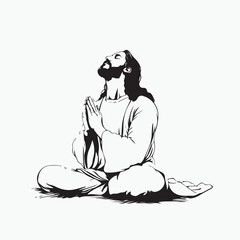 man sitting on the floor