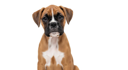 Obraz premium Boxer Welpe, transparenter Hintergrund, PNG 