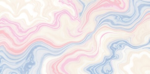 Abstract ivory pink and blue Patterns 