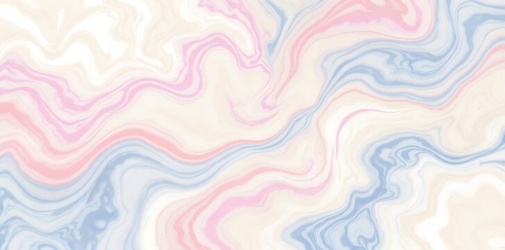 Abstract ivory pink and blue Patterns 