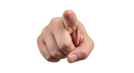 Isolated Pointing Finger Hand Gesture
