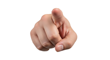 Isolated Pointing Finger Hand Gesture