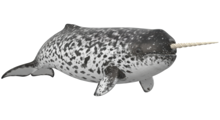 Isolated Narwhal