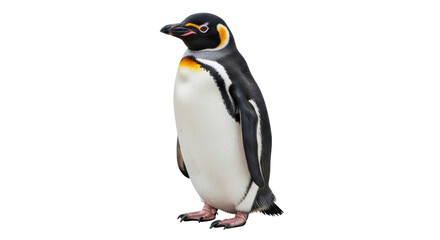 Isolated Emperor Penguin