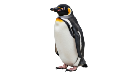 Isolated Emperor Penguin