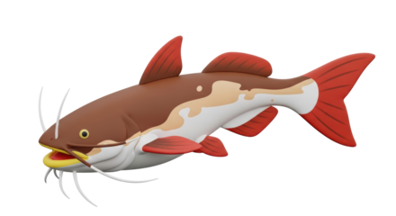 Isolated Cartoon Fish