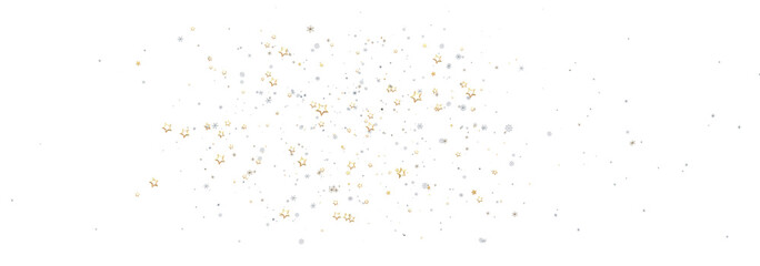 Sparkling star confetti background. Ideal for festive designs, holidays, and celebrations.