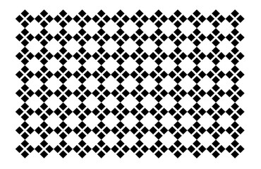 Seemless Geometric Diamond Cross Pattern &ndash; Modern Black and White Design