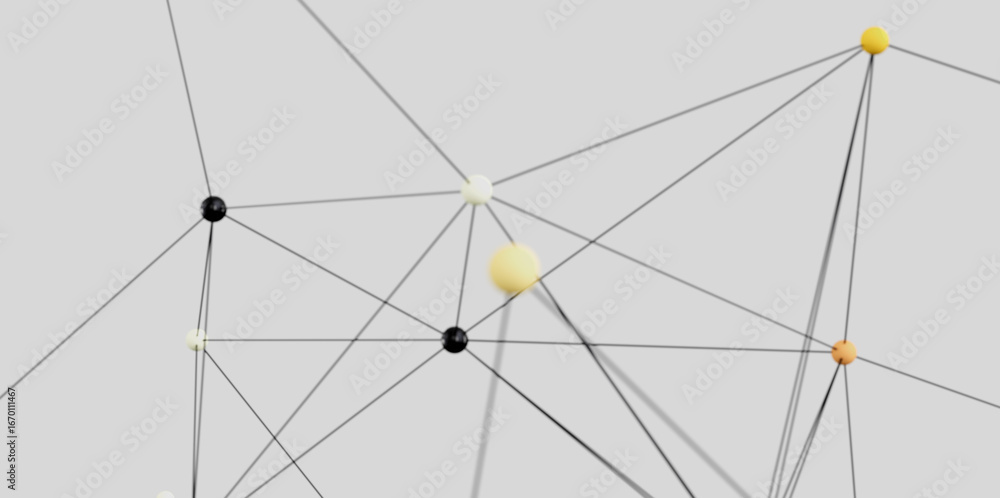 Poster modern abstract image depicting a network connection. ideal for technology, communication, and conne