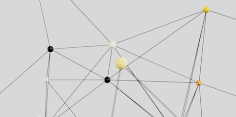Modern abstract image depicting a network connection. Ideal for technology, communication, and...