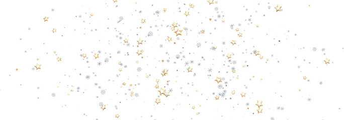 Festive background with gold and silver stars. Perfect for holidays and celebrations.