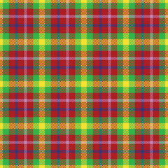 Seamless  red color check pattern. Repeating patern plaid. Checkered design for prints. Repeated tartan fabric. Vector scottish fabriс. Ekose texture. Madras flannel. Checker line. Stripe gingham

