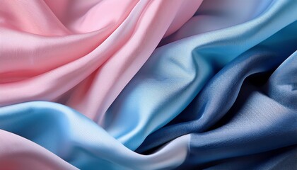 Fototapeta premium soft abstract fabric texture in gentle pink and blue tones