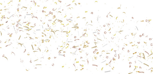 High-resolution image of falling confetti, perfect for festive backgrounds and celebrations. Download now!