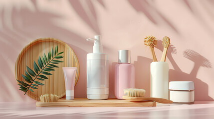 Minimal Cosmetic Packaging Mockup – Skincare Branding Photography