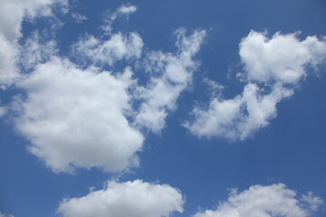 High r sky and  clouds