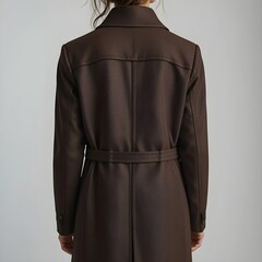 Naklejka premium Coat for autumn, long coat, AI Generative