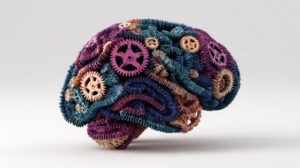Colorful brain gears