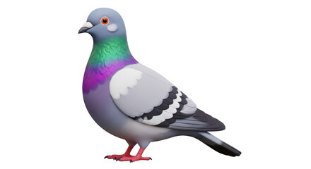 Isolated Pigeon