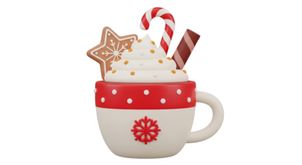 Isolated Christmas Mug