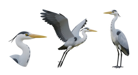 Obraz premium Isolated Heron