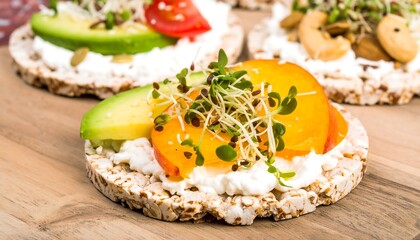 Healthy snack with fruit and vegetables