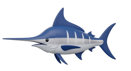 Isolated Marlin