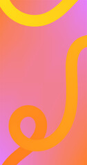 Obraz premium Gradient Pink Red Abstract background with Gradient Orange Fluid lines